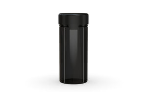 Chubby Gorilla 240CC/8FL.OZ/240ML Aviator CR Container With Inner Seal & Tamper - Translucent Black/Opaque Black Lid