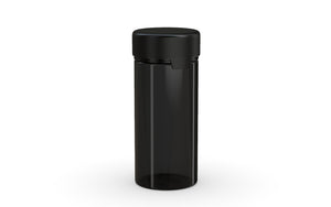 Chubby Gorilla 240CC/8FL.OZ/240ML Aviator CR Container With Inner Seal & Tamper - Translucent Black/Opaque Black Lid