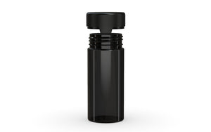 Chubby Gorilla 240CC/8FL.OZ/240ML Aviator CR Container With Inner Seal & Tamper - Translucent Black/Opaque Black Lid