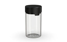 Load image into Gallery viewer, Chubby Gorilla 150CC/5FL.OZ/150ML Aviator CR Container With Inner Seal &amp; Tamper - Clear Natural/Opaque Black Lid