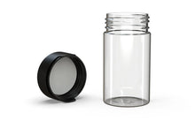 Load image into Gallery viewer, Chubby Gorilla 150CC/5FL.OZ/150ML Aviator CR Container With Inner Seal &amp; Tamper - Clear Natural/Opaque Black Lid