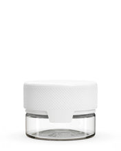 Cargar imagen en el visor de la galería, Chubby Gorilla 30CC/1FL.OZ/30ML Aviator CR Container With Inner Seal &amp; Tamper - Clear Natural/Opaque White Lid