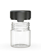 Cargar imagen en el visor de la galería, Chubby Gorilla 90CC/3FL.OZ/90ML Aviator CR Container With Inner Seal &amp; Tamper - Clear Natural/Opaque Black Lid