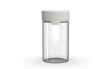 Cargar imagen en el visor de la galería, Chubby Gorilla 150CC/5FL.OZ/150ML Aviator CR Container With Inner Seal &amp; Tamper - Clear Natural/Opaque White Lid