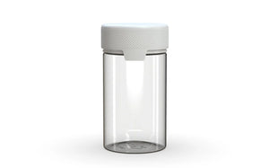 Chubby Gorilla 150CC/5FL.OZ/150ML Aviator CR Container With Inner Seal & Tamper - Clear Natural/Opaque White Lid