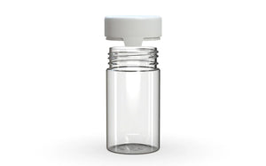 Chubby Gorilla 150CC/5FL.OZ/150ML Aviator CR Container With Inner Seal & Tamper - Clear Natural/Opaque White Lid