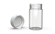 Cargar imagen en el visor de la galería, Chubby Gorilla 150CC/5FL.OZ/150ML Aviator CR Container With Inner Seal &amp; Tamper - Clear Natural/Opaque White Lid