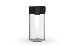 Chubby Gorilla 180CC/6FL.OZ/180ML Aviator CR Container - Clear Natural/Opaque Black Lid