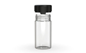 Chubby Gorilla 180CC/6FL.OZ/180ML Aviator CR Container - Clear Natural/Opaque Black Lid