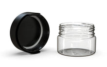 Load image into Gallery viewer, Chubby Gorilla 220CC/7.5FL.OZ/220ML Aviator CR XL Container With Inner Seal &amp; Tamper - Clear Natural/Opaque Black Lid