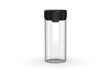 Load image into Gallery viewer, Chubby Gorilla 240CC/8FL.OZ/240ML Aviator CR Container With Inner Seal &amp; Tamper - Clear Natural/Opaque Black Lid