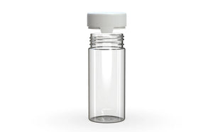 Chubby Gorilla 240CC/8FL.OZ/240ML Aviator CR Container With Inner Seal & Tamper - Clear Natural/Opaque White Lid