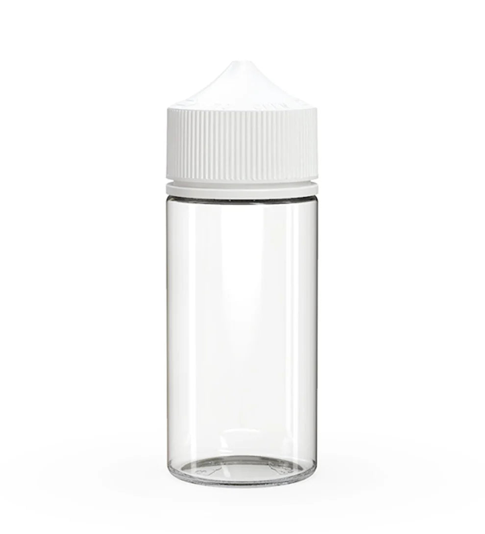 Chubby Gorilla 100ML V3 Unicorn Bottle - Clear Bottle/White Cap