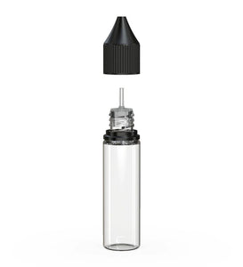 Chubby Gorilla 20ML Unicorn Bottle V3 - Clear Bottle/Black Cap