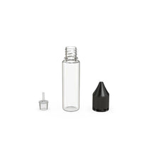 Cargar imagen en el visor de la galería, Chubby Gorilla 20ML Unicorn Bottle V3 - Clear Bottle/Black Cap