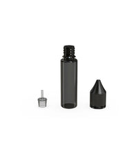 Load image into Gallery viewer, Chubby Gorilla 20ML Unicorn Bottle V3 -Transparent Black Bottle/Black Cap