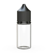 Load image into Gallery viewer, Chubby Gorilla 30ML Stubby Unicorn Bottle V3 - Clear Bottle/Black Cap