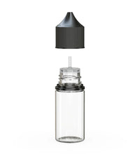 Load image into Gallery viewer, Chubby Gorilla 30ML Stubby Unicorn Bottle V3 - Clear Bottle/Black Cap