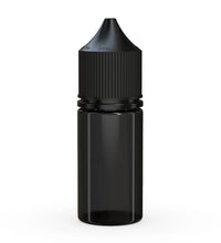 Load image into Gallery viewer, Chubby Gorilla 30ML Stubby Unicorn Bottle V3 - Transparent Black Bottle/Black Cap