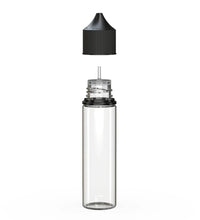 Load image into Gallery viewer, Chubby Gorilla 60ML Unicorn Bottle V3 - Clear Bottle/Black Cap