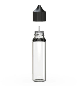 Chubby Gorilla 60ML Unicorn Bottle V3 - Clear Bottle/Black Cap