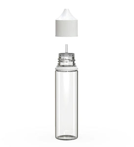 Chubby Gorilla 60ML Unicorn Bottle V3 - Clear Bottle/White Cap