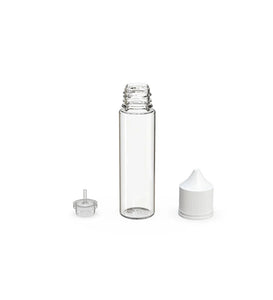 Chubby Gorilla 60ML Unicorn Bottle V3 - Clear Bottle/White Cap