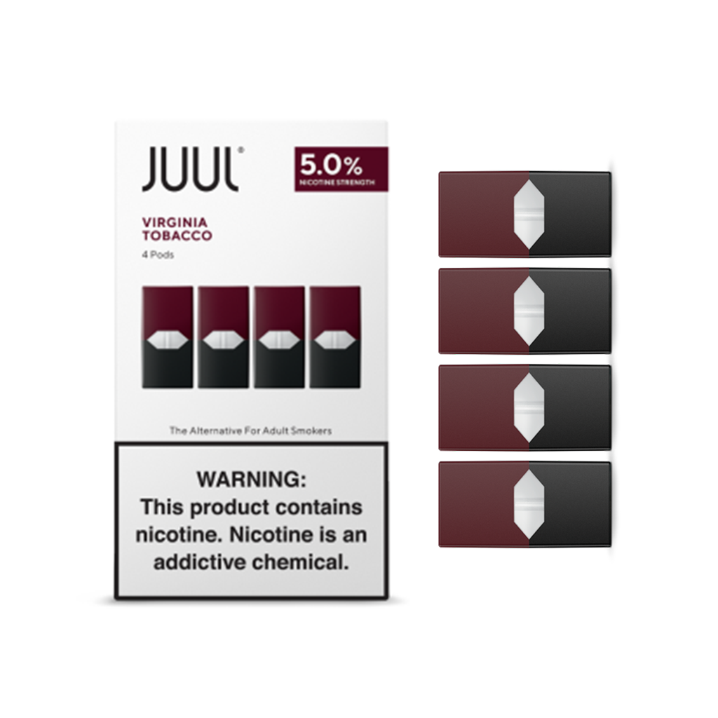 JUUL Pods Virginia Tobacco 5.0% (4pack)