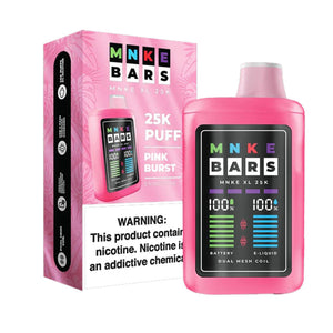 MNKE Bars MNKE XL 25,000 Puff Disposable - WORLDTRADERS USA