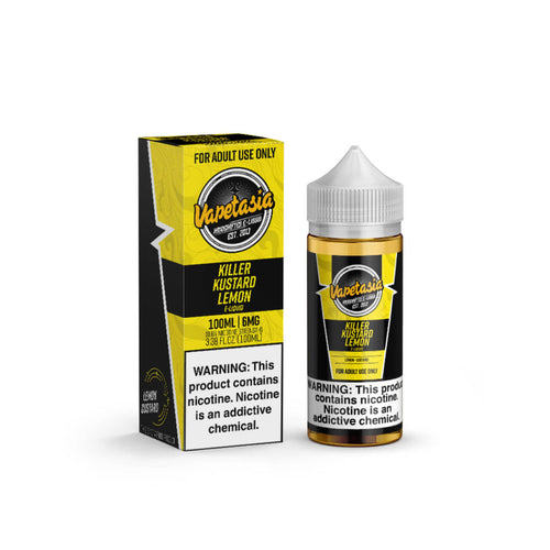 KILLER KUSTARD LEMON - VAPETASIA - 100ML - 3MG E-LIQUID