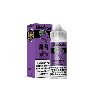 Vapetasia Killer Fruits Grape 100ml Synthetic Nicotine E-Juice - WORLDTRADERS USA LLC