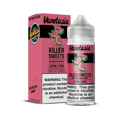 Vapetasia Killer Sweets Watermelon Gummy 100ml Synthetic Nicotine E-Juice - WORLDTRADERS USA LLC