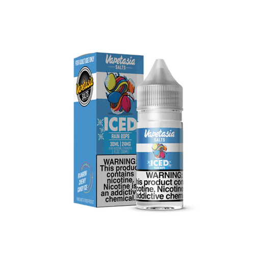 Vapetasia Salts Killer Sweets Iced Rain Bops 30ml Synthetic Nicotine E-Juice - WORLDTRADERS USA LLC