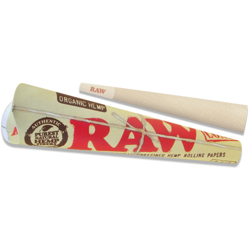 RAW - Organic 1 1/4 Pre-Rolled Cones 6ct